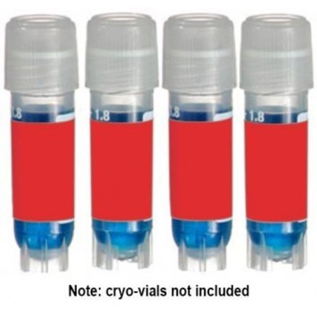 DIVERSIFIED BIOTECH Direct Thermal Cryo-Tags, 1.50 x 0.75", Red, 750/rl 249402R